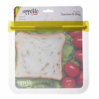 Appetito Reusable Zip Lock Bag - Sandwich
