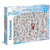 Clementoni Puzzle 1000pc - Disney Frozen Impossible Puzzle!