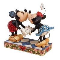 Jim Shore Disney Traditions - Mickey & Minnie Mouse - Smooch for My Sweetie