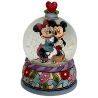 Disney Traditions - Mickey & Minnie Mouse - Spring Jitterbug Snow Globe