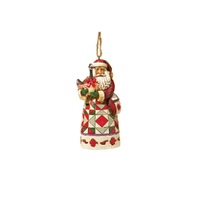 Jim Shore Heartwood Creek - Canadian Santa Hanging Ornament