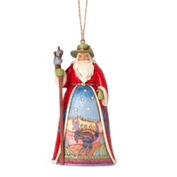Jim Shore Heartwood Creek Santas Around The World - Australian Santa Hanging Ornament