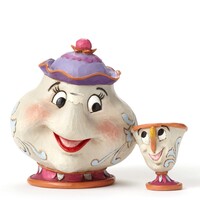 Jim Shore Disney Traditions - Beauty & The Beast Mrs. Potts and Chip - A Mother's Love