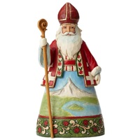 Jim Shore Heartwood Creek Santas Around The World - Swiss Santa