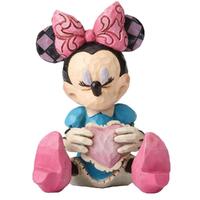 Jim Shore Disney Traditions - Minnie Mouse with Heart Mini Figurine
