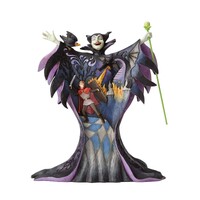 Jim Shore Disney Traditions - Sleeping Beauty Maleficent with Scene - Malevolent Madness