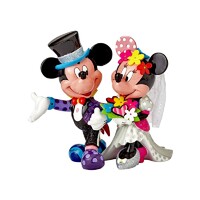 Disney Britto Mickey & Minnie Wedding Figurine