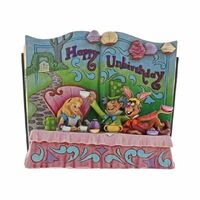 Jim Shore Disney Traditions - Alice In Wonderland - Happy Unbirthday Storybook