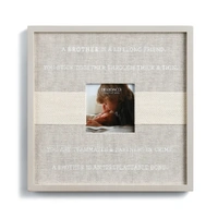 Demdaco Baby - Celebrate Me A Brother's Bond Frame 5x5in