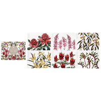 Australian Floral Emblems - Assorted Placemats 6 Pack