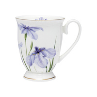 Floral Symphony - Iris Footed Mug