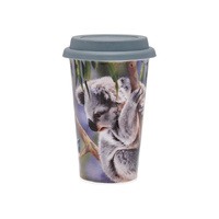 Fauna of Australia - Koala & Wren Travel Mug