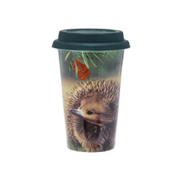 Ashdene Fauna of Australia - Echidna & Finch Travel Mug