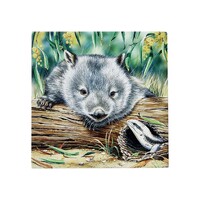 Fauna of Australia - Wombat & Lizard Trivet
