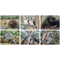 Ashdene Fauna of Australia - Assorted Placemats 6 Pack