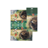 Fauna of Australia - Echidna & Finch Tea Towel