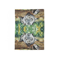 Fauna of Australia - Wombat & Lizard Tea Towel