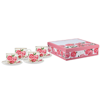 Heritage Rose - Cup & Saucer 4 Pack