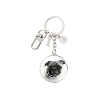 Ashdene Delightful Dogs - Pug Keyring