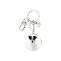 Ashdene Delightful Dogs - Jack Russell Keyring