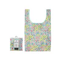 Flowering Fields - Teal Reusable Tote Bag