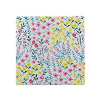 Flowering Fields - Teal Coaster 4 Pack