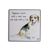 Puppy Tales - Beagle Ceramic Coaster