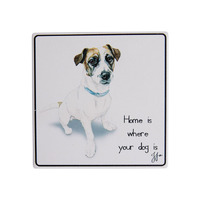 Puppy Tales - Jack Russell Ceramic Coaster