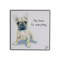 Puppy Tales - French Bulldog Ceramic Coaster