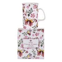 Pressed Flowers - Butterfly Can Mug