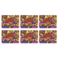 Ashdene Puli Puli Placemat 6 Pack - Graphite