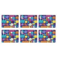 Ashdene Puli Puli Placemat 6 Pack - Purple