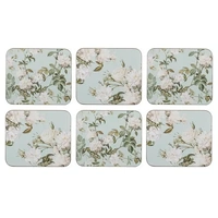 Ashdene Elegant Rose - Coaster 6 Pack - Mint