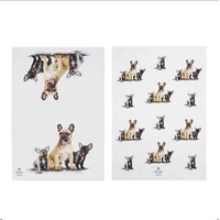 Ashdene Puppy Love Kitchen Towel - French Bulldog