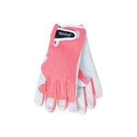 Sprout Goatskin Gardening Gloves - Coral