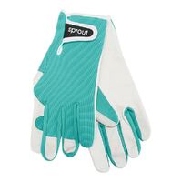 Sprout Goatskin Gardening Gloves - Jade