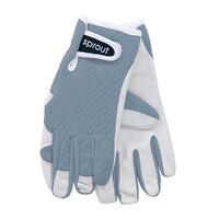 Sprout Goatskin Gardening Gloves - Dusty Blue