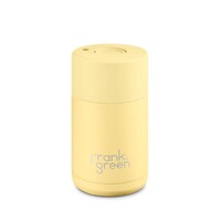Frank Green Reusable Cup - Ceramic 295ml Buttermilk Push Button