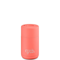Frank Green Reusable Cup - Ceramic 295ml Living Coral Push Button