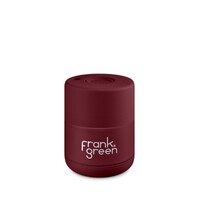 Frank Green Reusable Cup - Ceramic 175ml Merlot Push Button