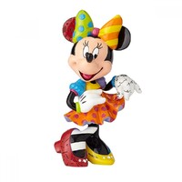Disney Britto Minnie Mouse 90th Anniversary Figurine With Bling - Large