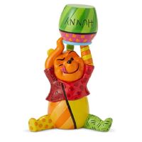 Disney Britto Winnie The Pooh With Hunny Pot Mini Figurine