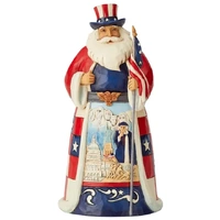 Jim Shore Heartwood Creek Christmas Around The World - American Santa