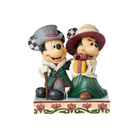 Jim Shore Disney Traditions - Mickey and Minnie Victorian Elegant Excursion Figurine