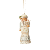 Jim Shore Heartwood Creek White Woodland - Nutcracker Hanging Ornament