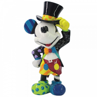 Disney Britto Mickey Mouse With Top Hat Figurine - Large