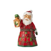 Jim Shore Heartwood Creek - Santa With Lantern Mini Figurine