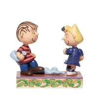 Peanuts by Jim Shore - Linus and Sally Dancing - Christmas Dance