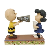 Peanuts by Jim Shore - Charlie Brown & Lucy as Director - Places Everyone!
