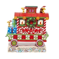 Peanuts by Jim Shore - Woodstock's Train Caboose - Christmas Caboose